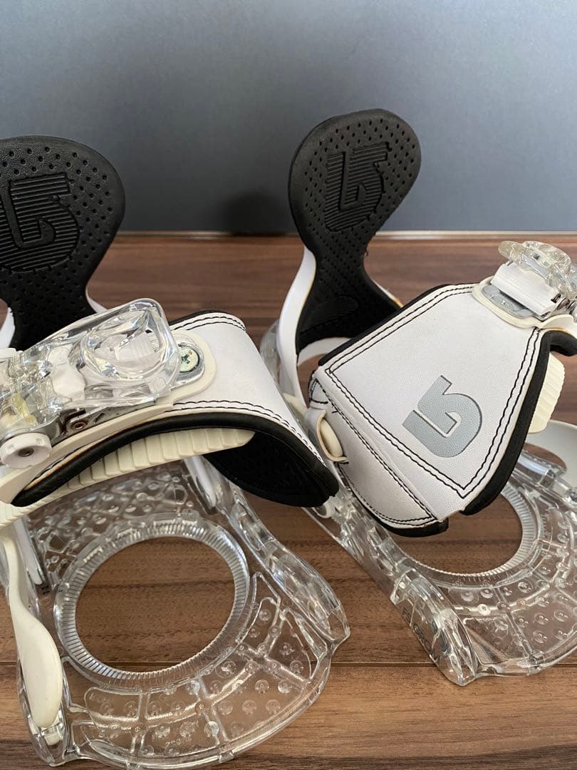 Burton キッズ　スノーボード ビンディング ホワイト/クリア