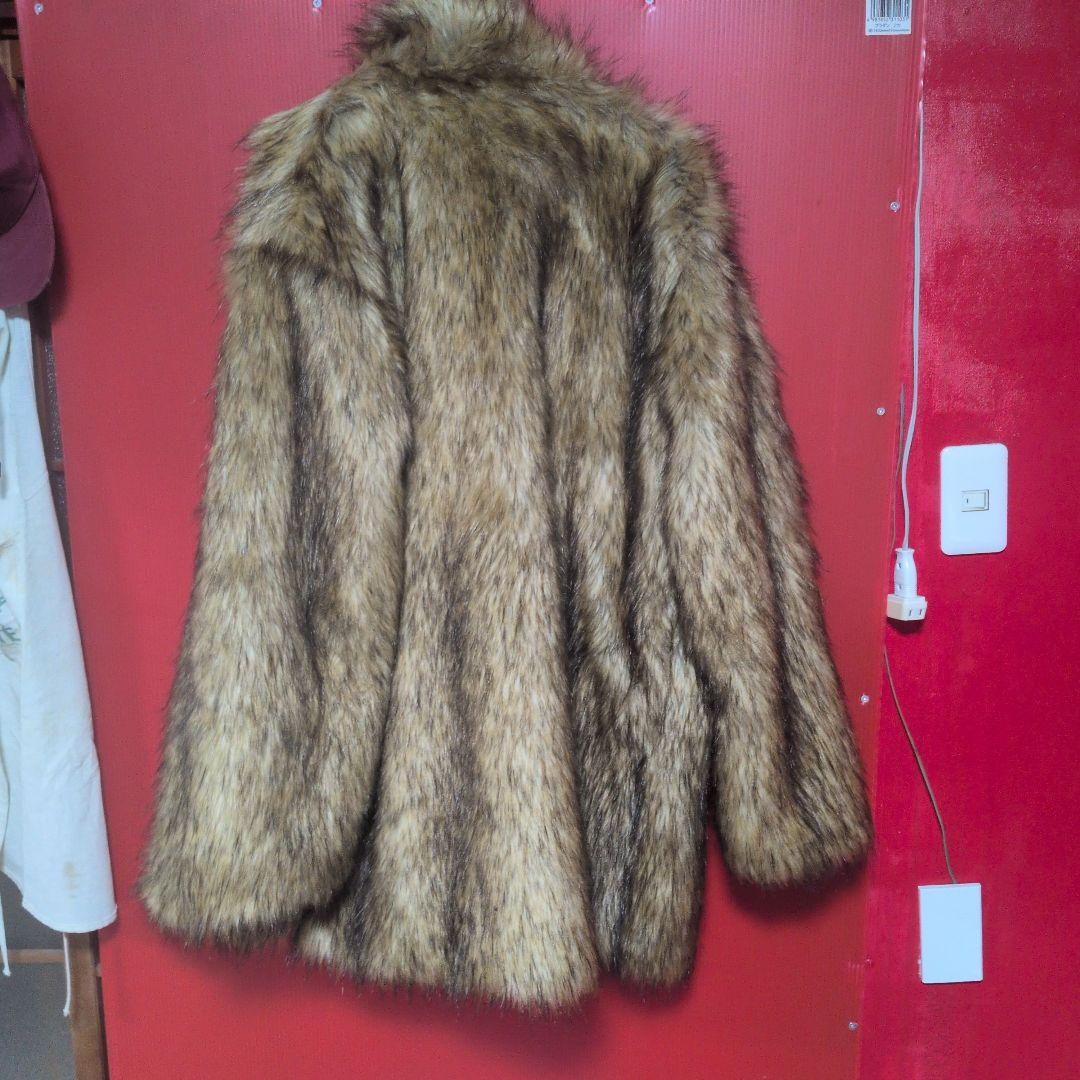 ブラウンファー ロングコート