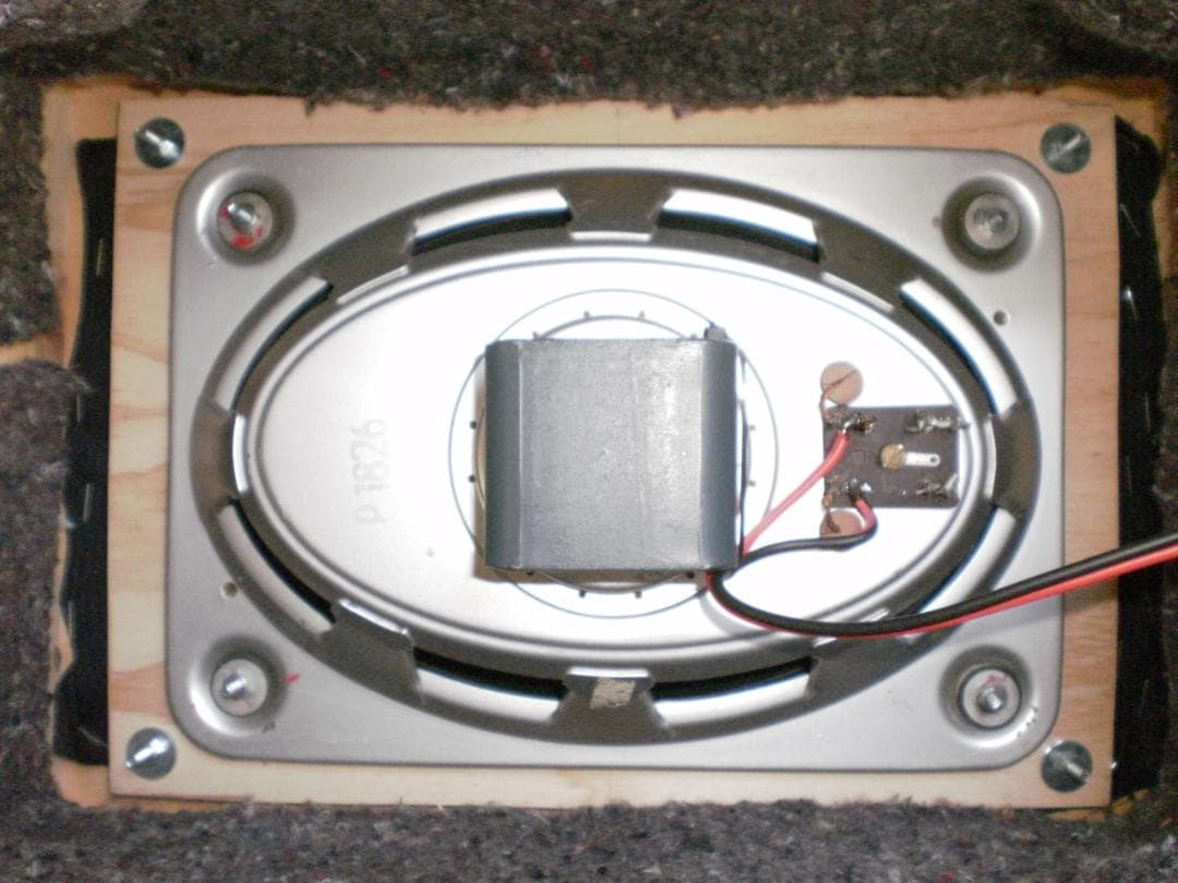 isophon P1826楕円ユニット使用　自作木製ブックシェルフスピーカー