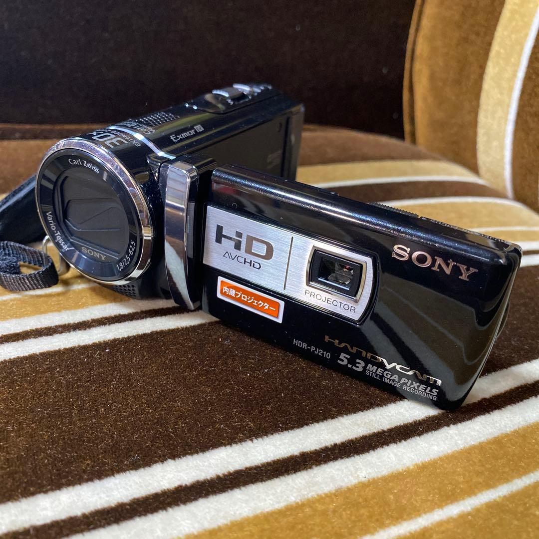 【美品】SONY HANDYCAM HDR-PJ210 ブラック　動作確認済