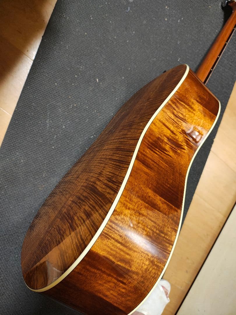 単板トップ＆極虎マホMORRIS G-021 YVL/超美品/専用ケース付