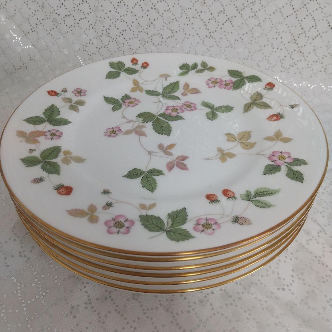 ウェッジウッド　ワイルドストロベリー　　プレート　皿　6枚