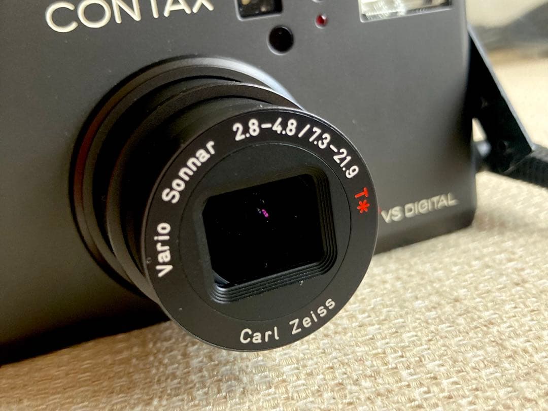 【美品•ほぼ完備】contax tvs digital ブラック Zeiss