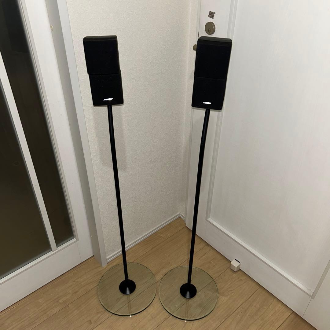 希少　動作ok BOSE サテライトスピーカー 2本クリスタルスタンド付き