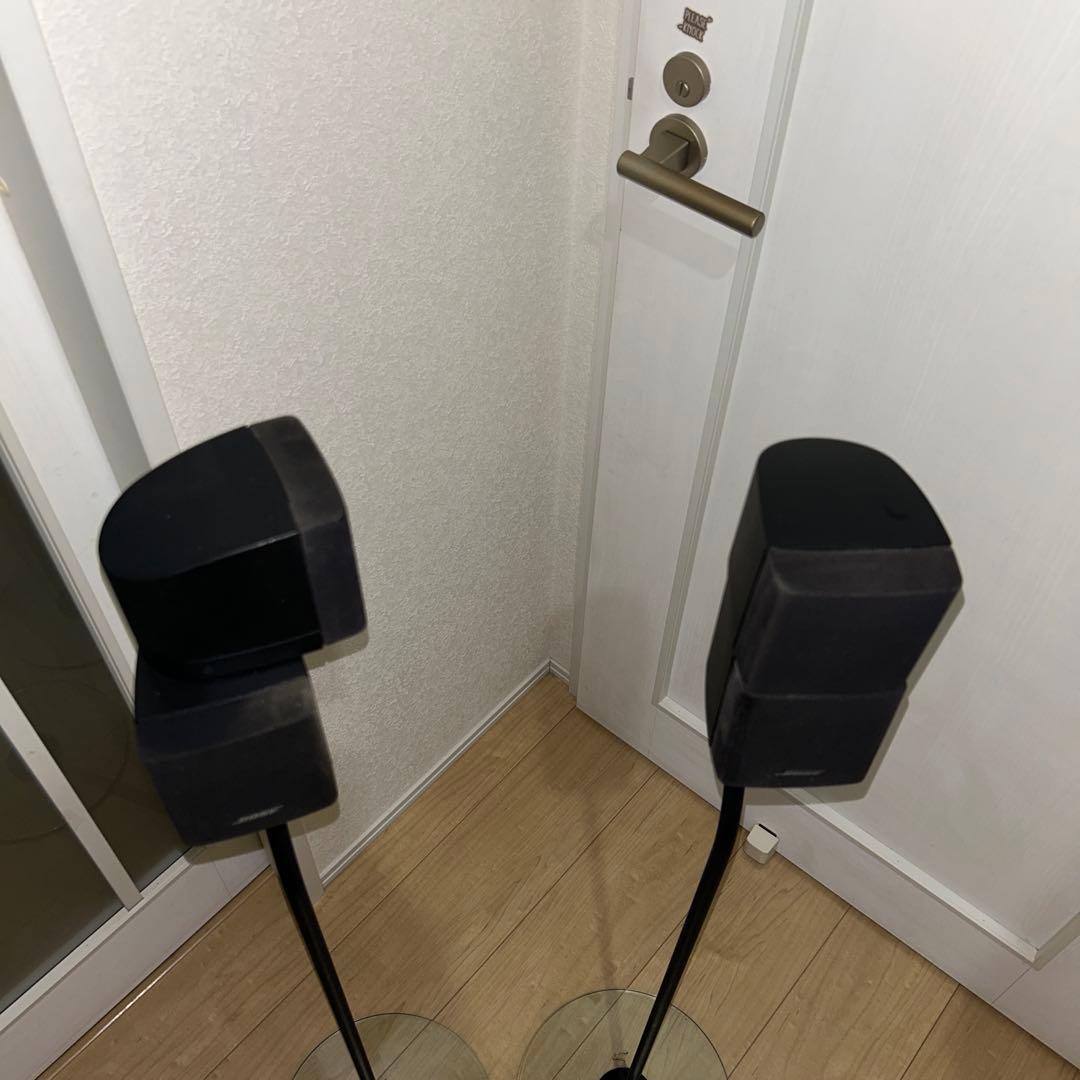 希少　動作ok BOSE サテライトスピーカー 2本クリスタルスタンド付き
