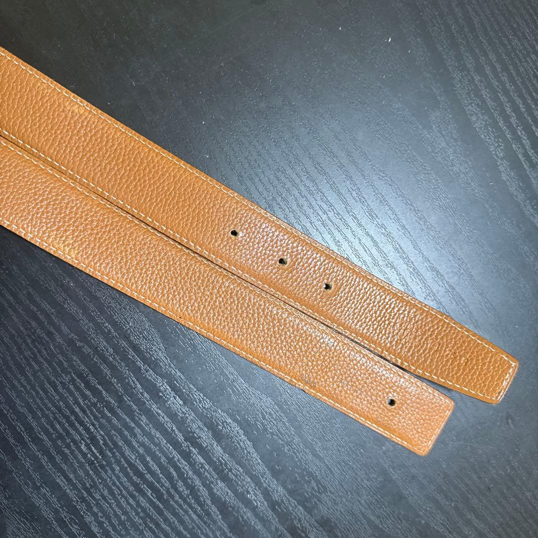 HERMES エルメスコンスタンスリバーシブルベルト75シルバーバックル　美品