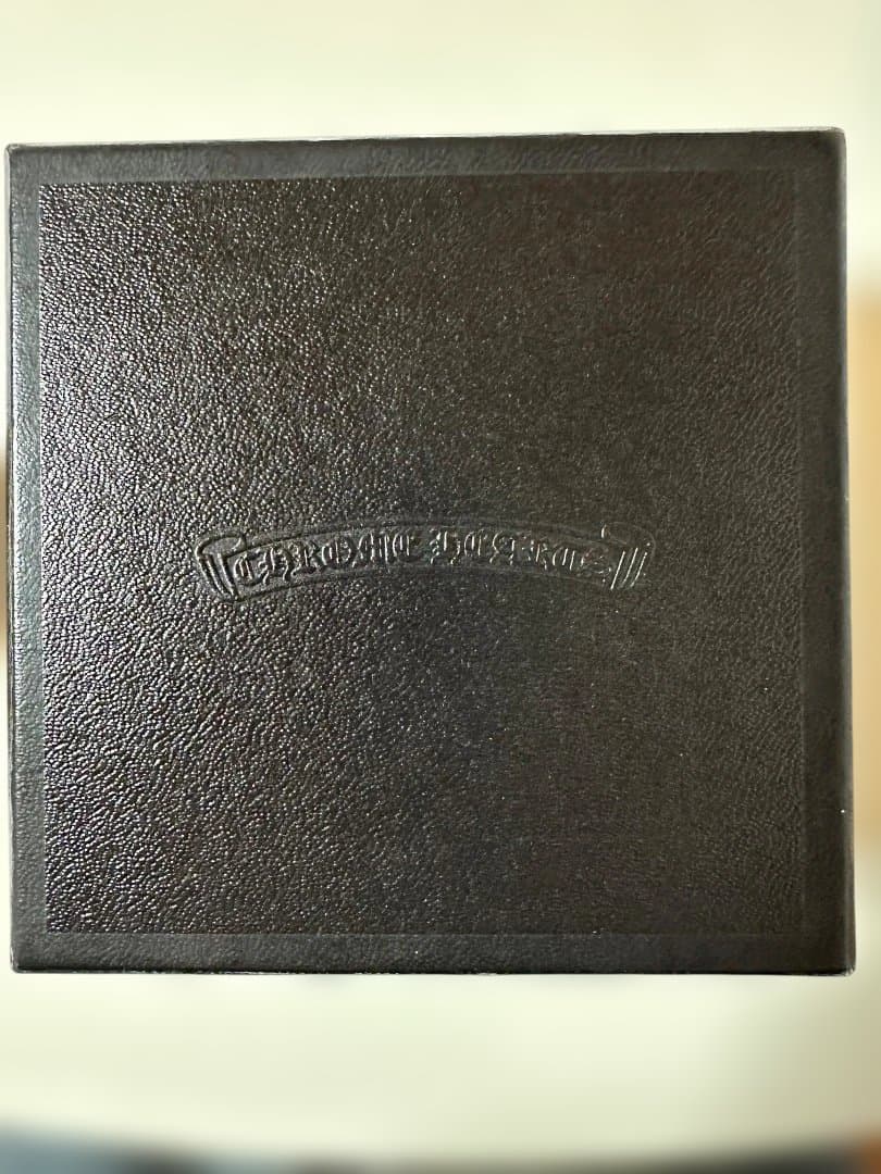 Chrome Hearts パース 3×4 ブラック ヘビーレザー