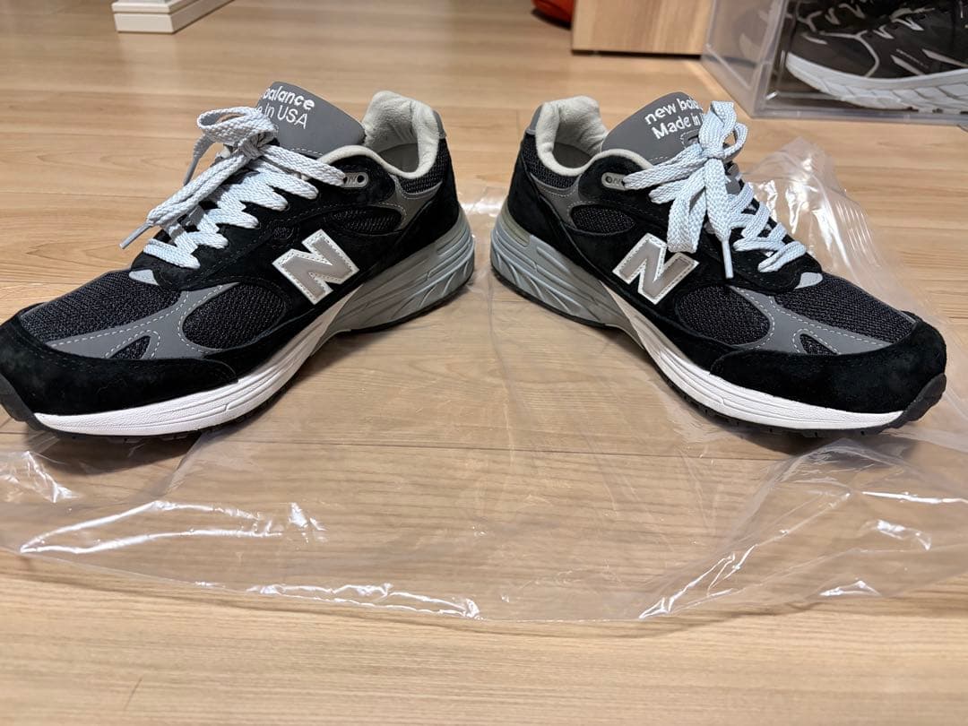 靴 new balance 993 mr993bk