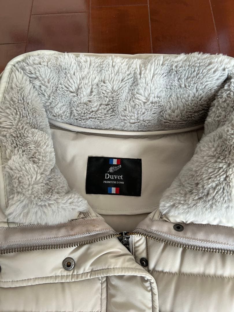 Duvet アイボリー ダウンジャケット銀座マギー