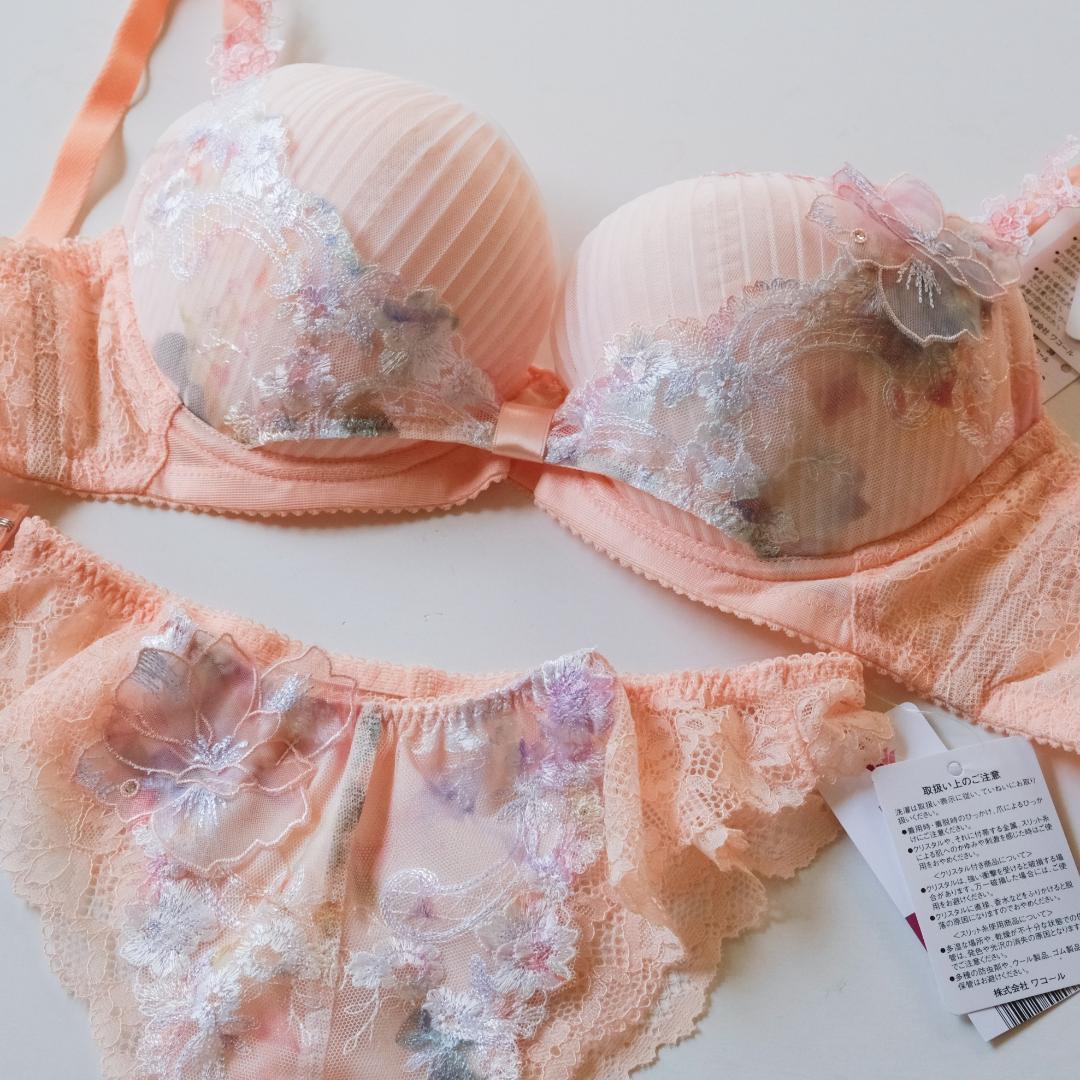 パルファージュ42S♪リボンブラF70&ショーツM Tバック新品