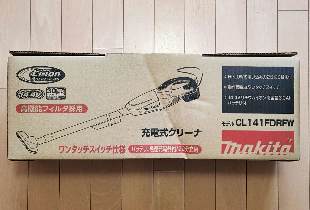 【新品未使用】 マキタ CL141FDRFW バッテリー・充電器付
