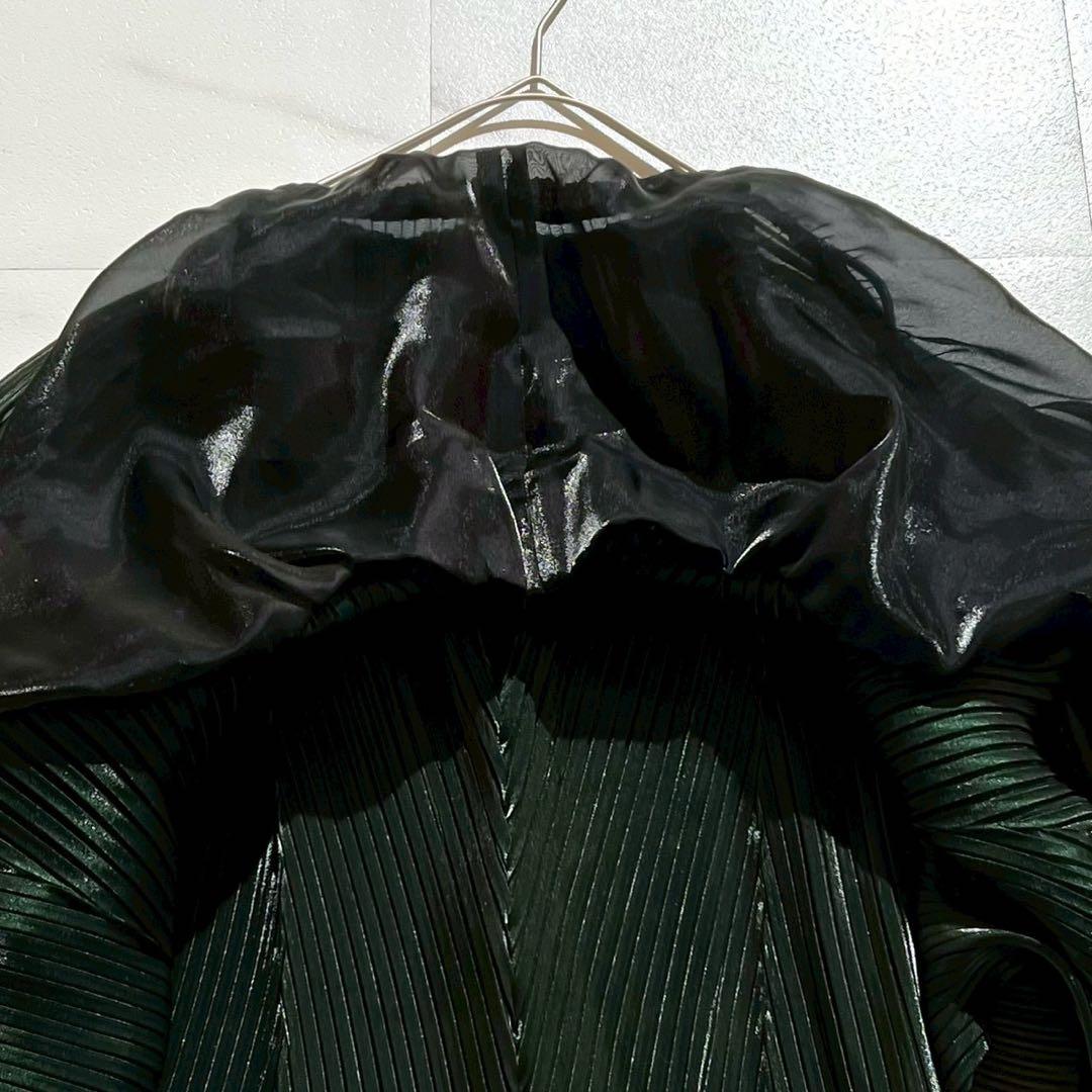 【極美品】ISSEY MIYAKE 変形プリーツ トップス バイカラー サイズ2