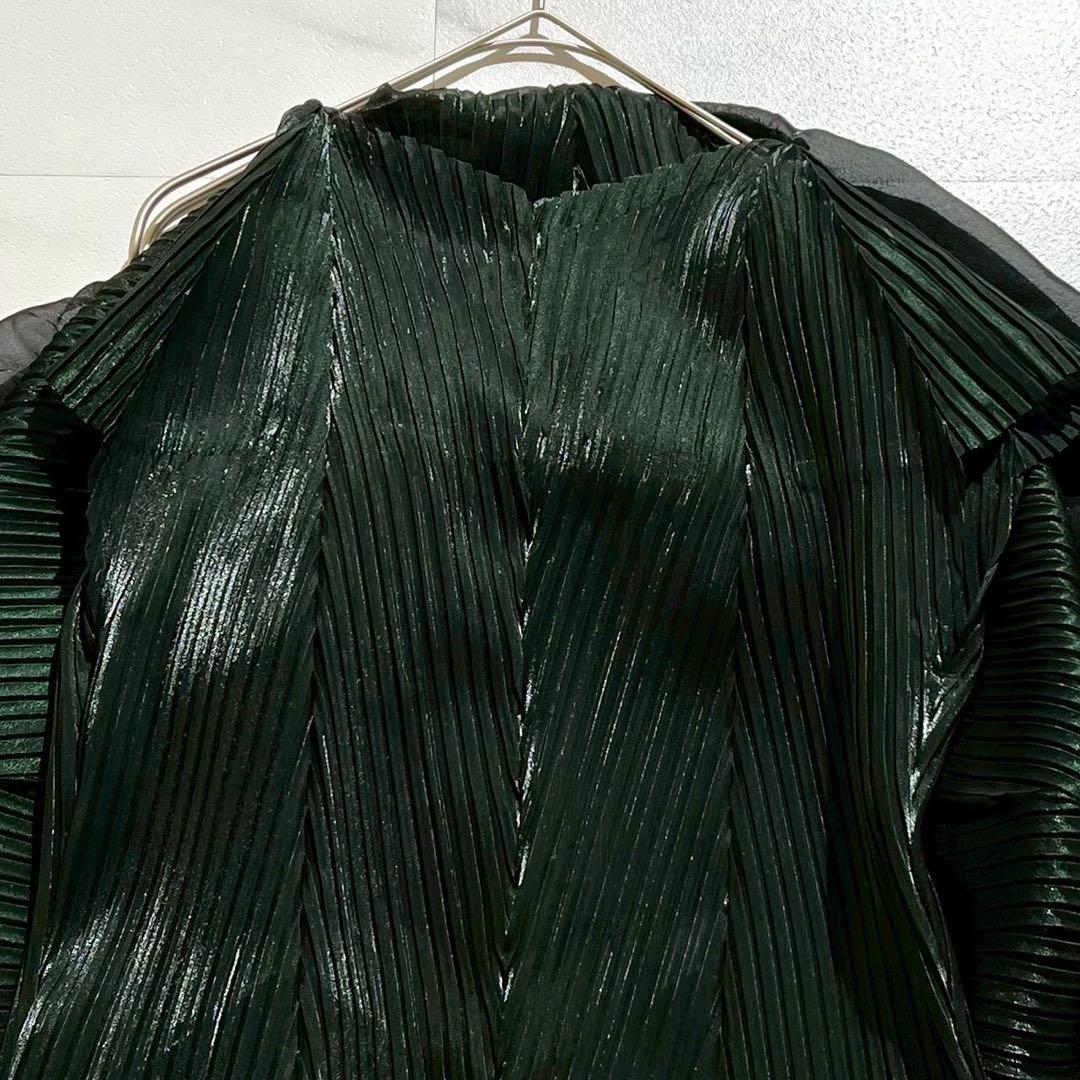 【極美品】ISSEY MIYAKE 変形プリーツ トップス バイカラー サイズ2