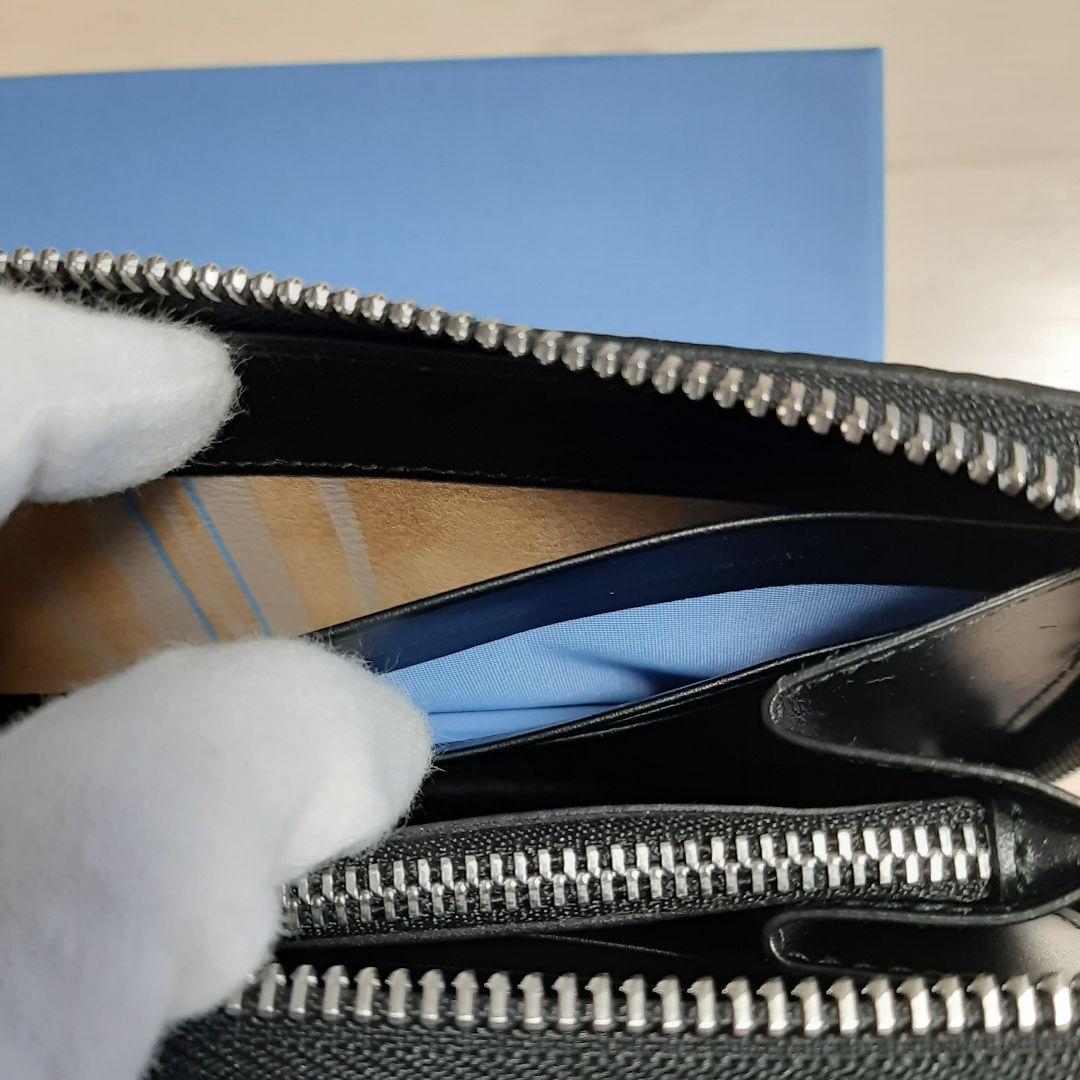 【新品未使用】 SMYTHSON スマイソン 長財布 黒 牛革 レザー 本革