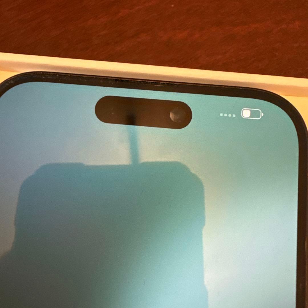 【美品】iPhone 15 Pro 256GB ブラックチタニウム