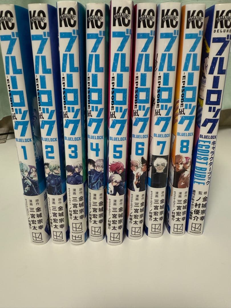ブルーロック 全巻セット 1-36巻➕エピソード凪1〜8巻➕キャラクターブック