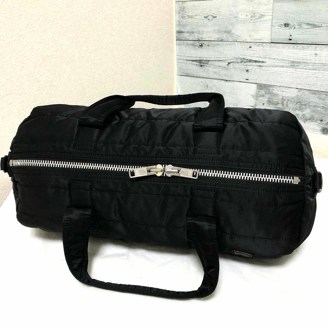 未使用級✨廃盤 ポーター タンカー ボストンバッグ2way ブラック 吉田カバン