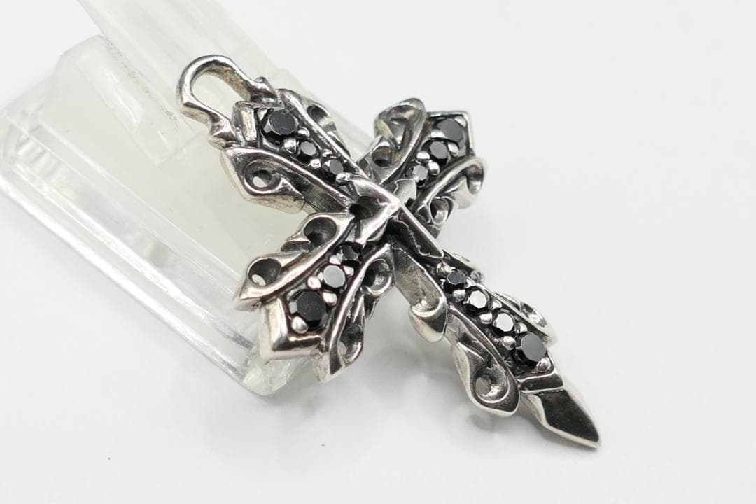 美品　the slayer　スレイヤー　メルキー　クロス　ネックレス　ブラック