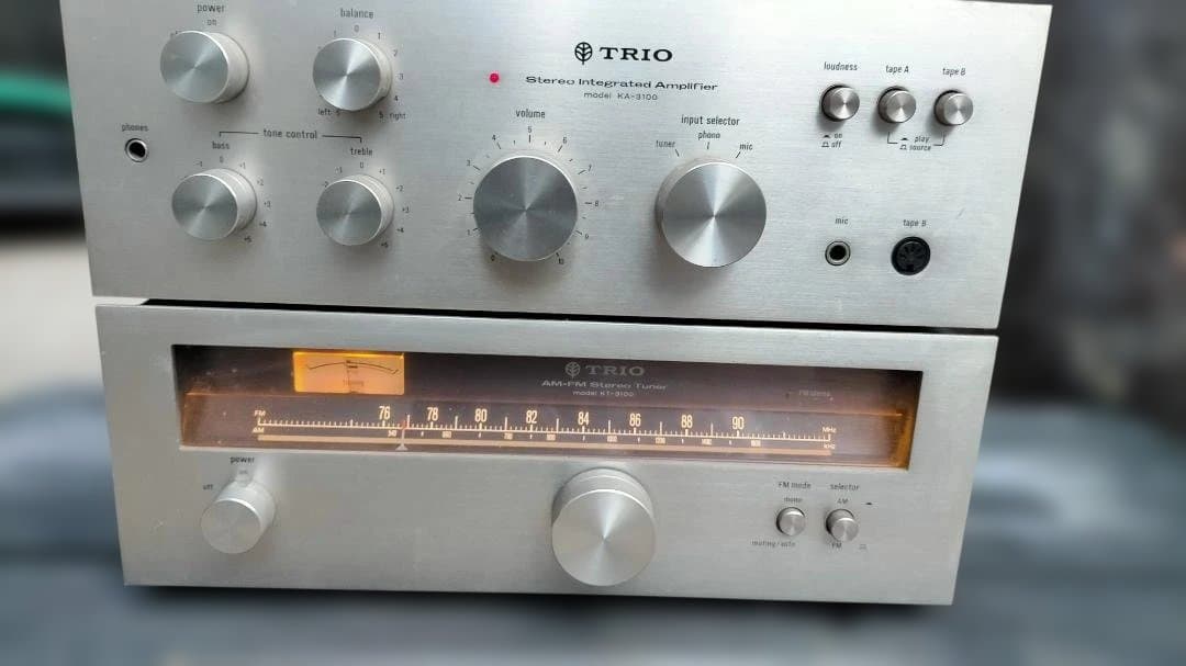 TRIO アンプ AM/FMラジオ受信機能付き