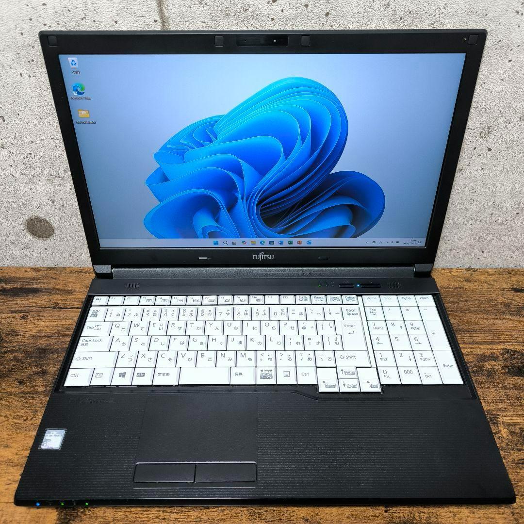 8350 富士通 ノートパソコン 本体 Windows11 オフィス付