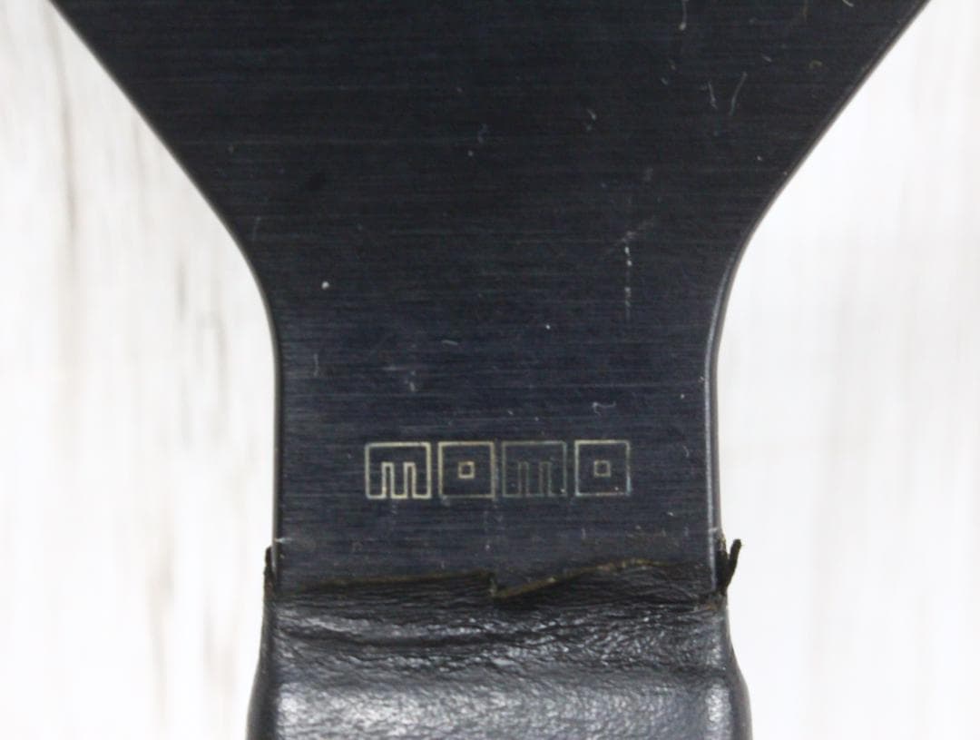 ▲希少 MOMO ヴィンテージ ステアリング レザー モモステ イタリア製②