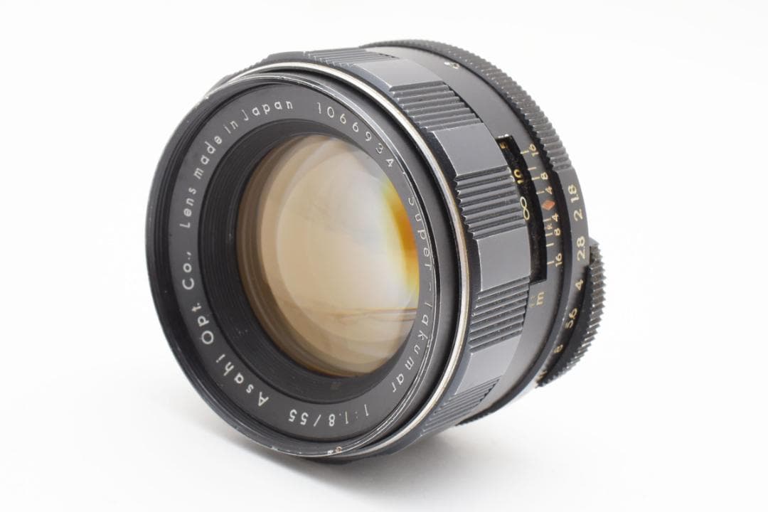 Super Takumar 55mm F1.8 前期型 フード付 Y181