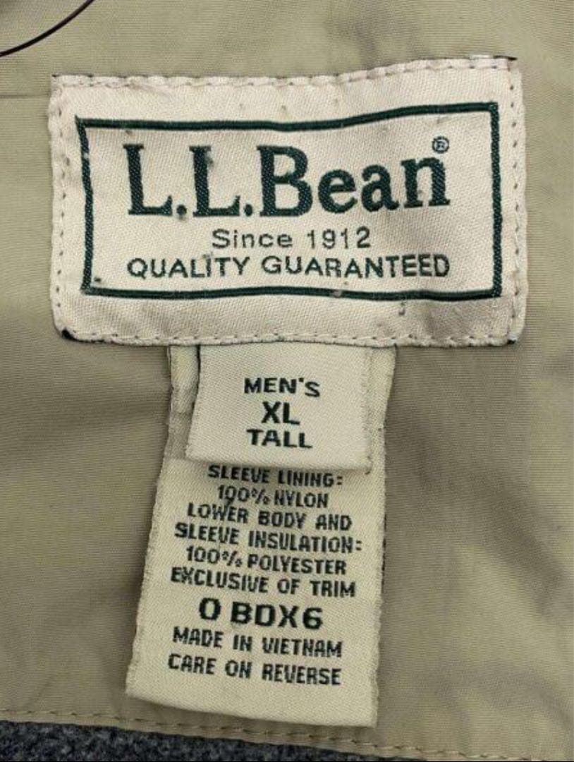 L.L.Bean 中綿ジャケット XL TALL オリーブ ミリタリー コート