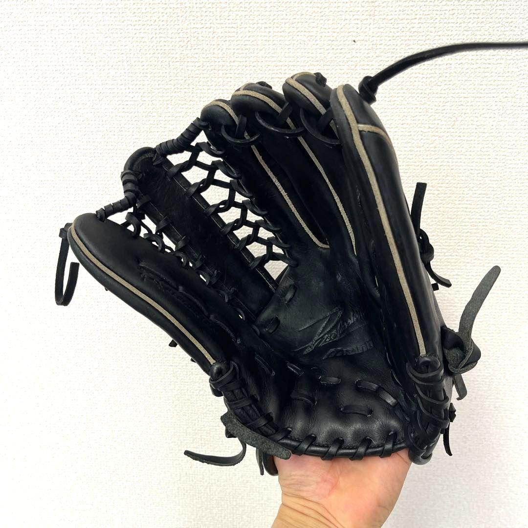 758 ミズノ イチローモデル 型抜群 極美品 軟式 外野手用グローブ