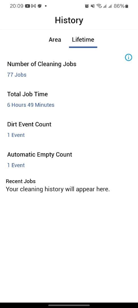 Roomba i2 ロボット掃除機,総稼働時間は7時間。