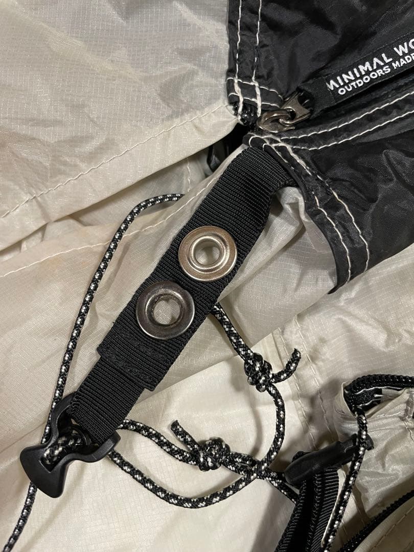 ジャックシェルターミニ サイドポール4本付き ペグ未使用　グロメット補修済