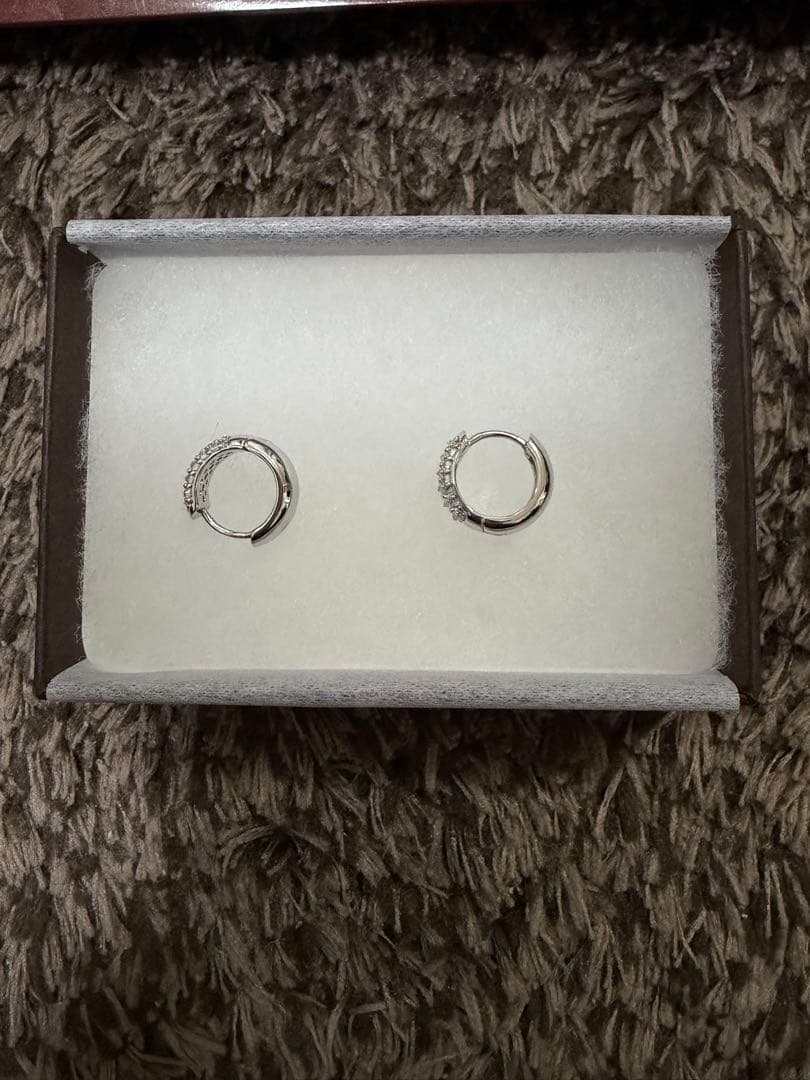 AVALANCHE シルバー フープピアス