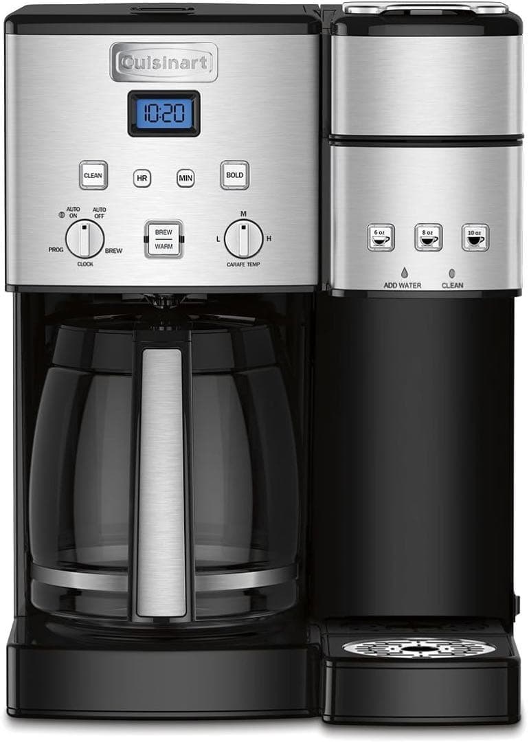Coffeemaker ブラック・シルバー 約12カップ