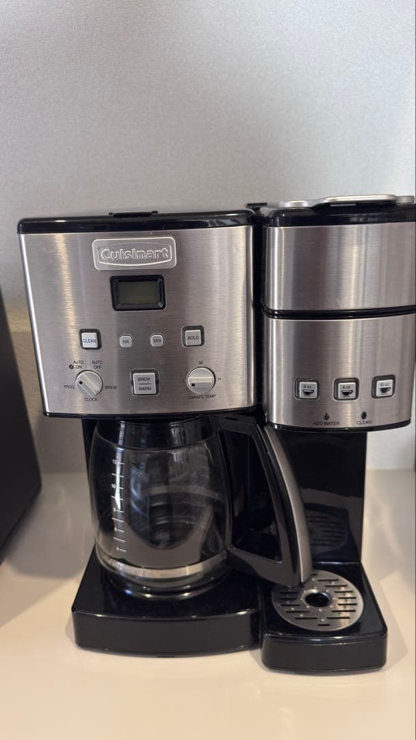 Coffeemaker ブラック・シルバー 約12カップ