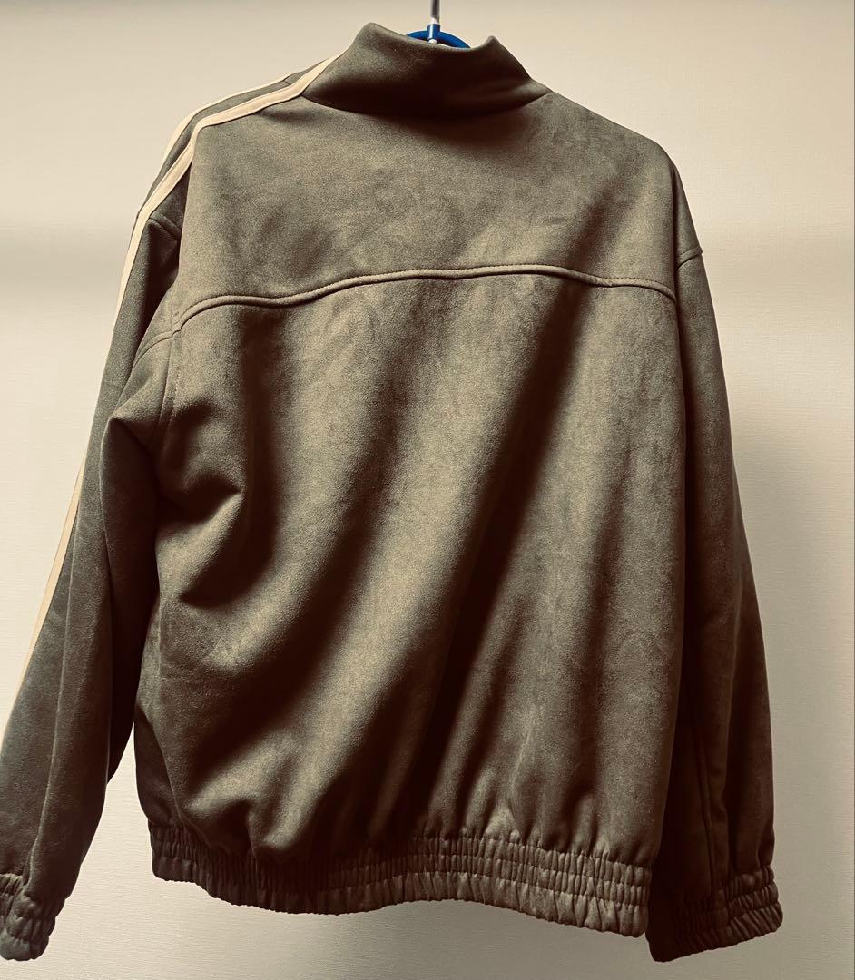 L adidas originals スエード トラックジャケット 緑