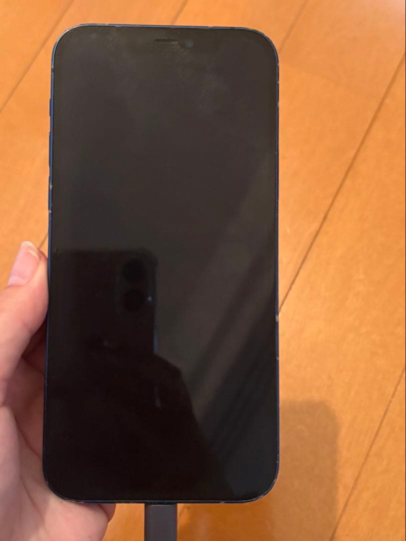 Apple iPhone 12 本体 ブルー　128GB SIMフリー画面割れ無