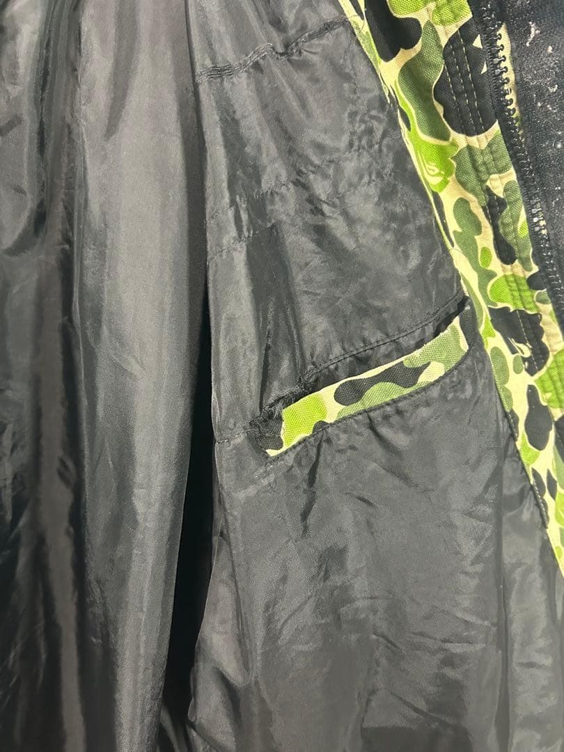 90s 00s アベイシングエイプ カモ柄 ジャケット XL M-65 難あり