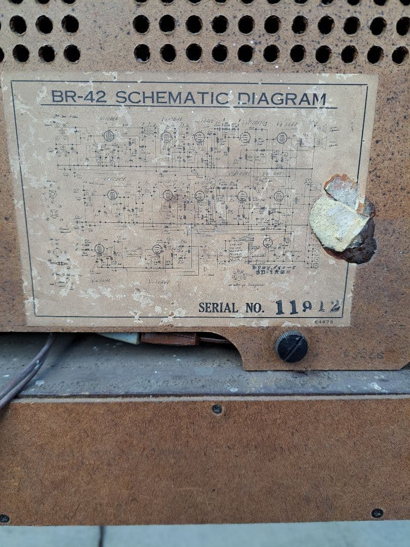 昭和レトロ　ビクターSTEREO SPEAKER BAFFLE&RADIO