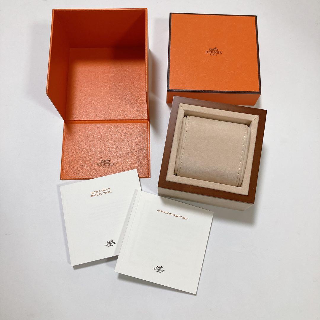 極美品　エルメス　腕時計　ケース　空箱　現行品　保証書　取扱説明書付き