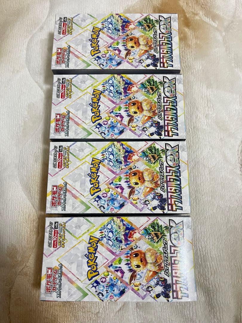 ポケモンカードゲーム「テラスタル」シュリンクなしBOX 4箱セット