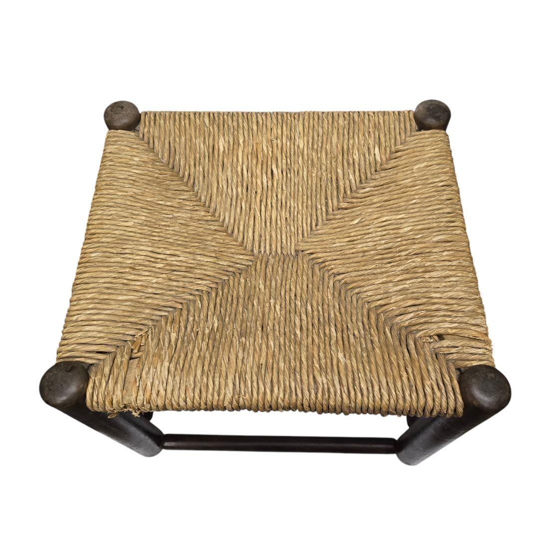 松本民芸家具　ラッシスツール　廃盤　木製　ビンテージ 足加工あり