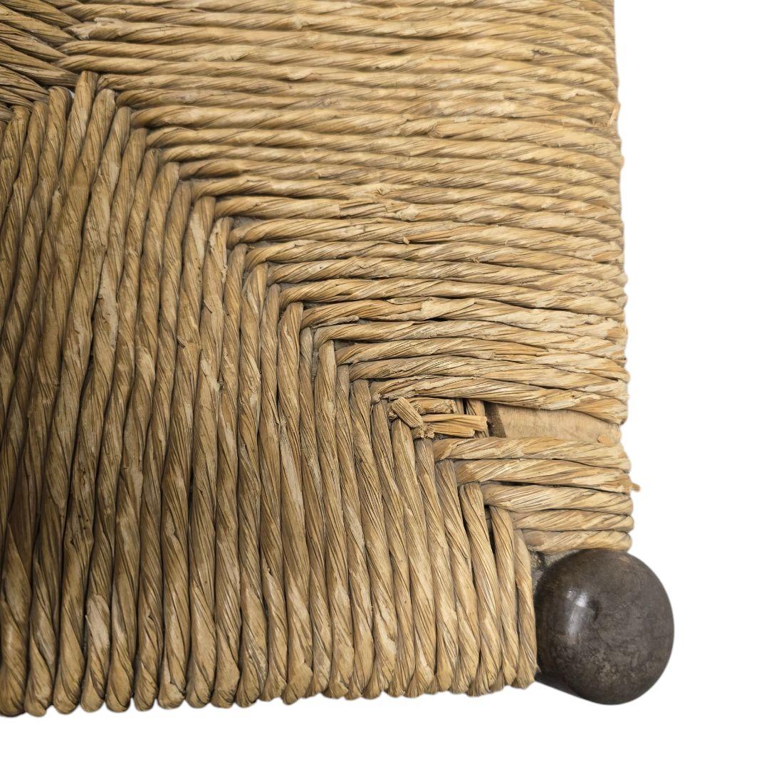 松本民芸家具　ラッシスツール　廃盤　木製　ビンテージ 足加工あり