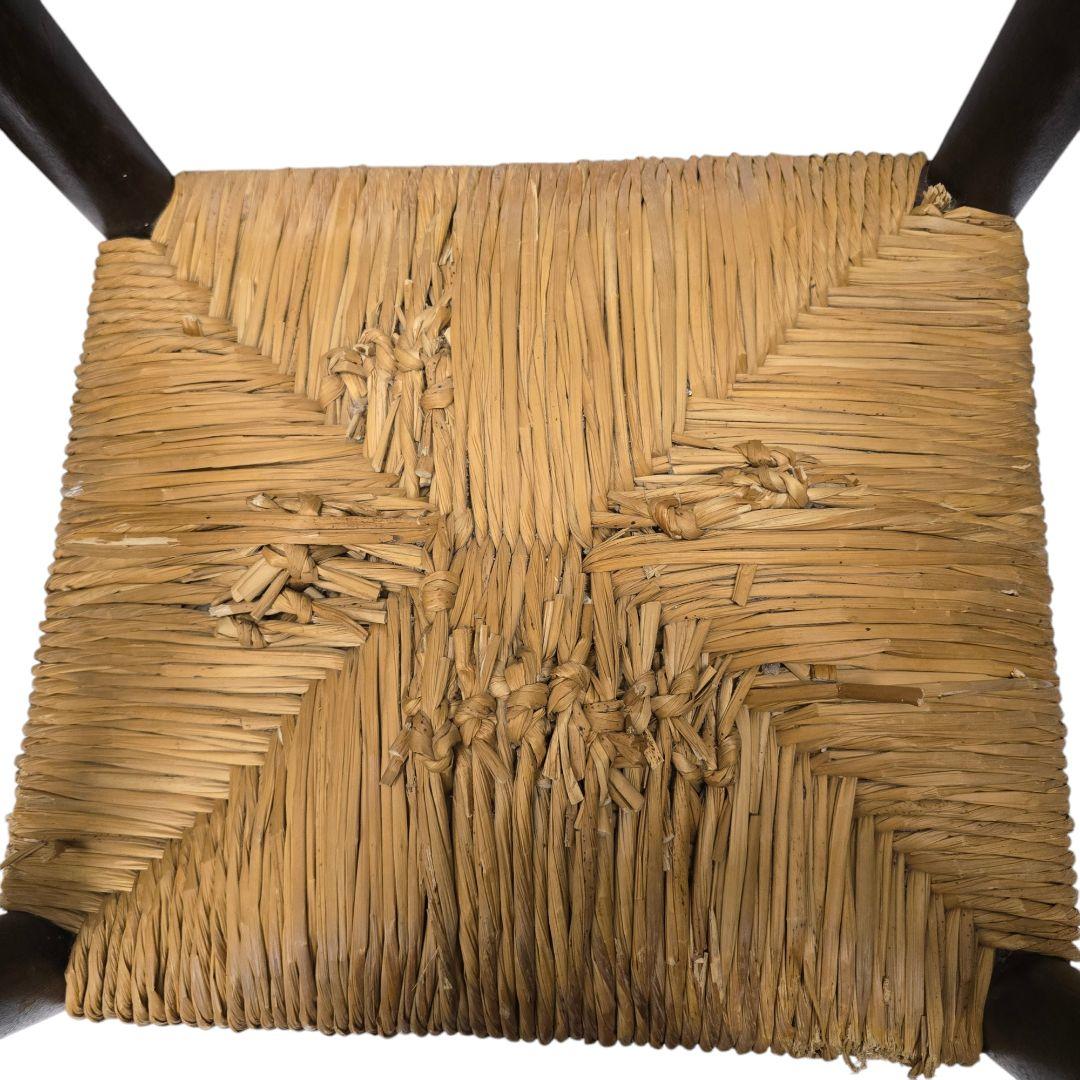 松本民芸家具　ラッシスツール　廃盤　木製　ビンテージ 足加工あり