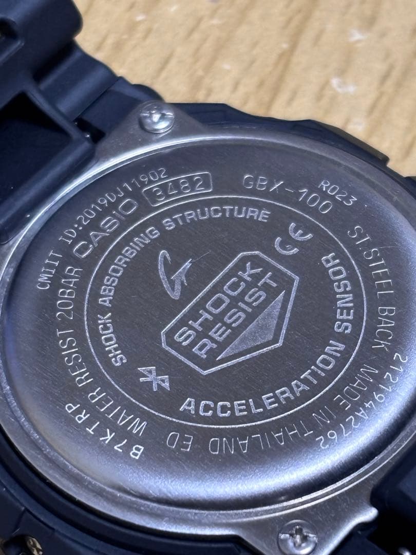 CASIO GBX-100-1JF タイドグラフ