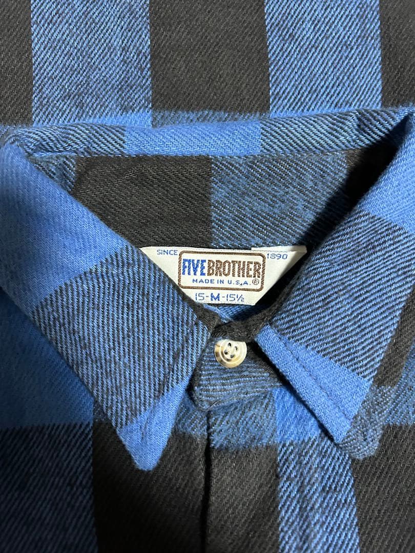 ファイブブラザー　ヘビーフランネルシャツ USA製 FIVE BROTHER
