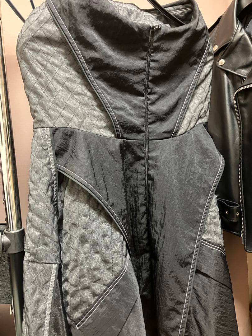 バルムング キルトオーガンジーハイネックビッグパーカー