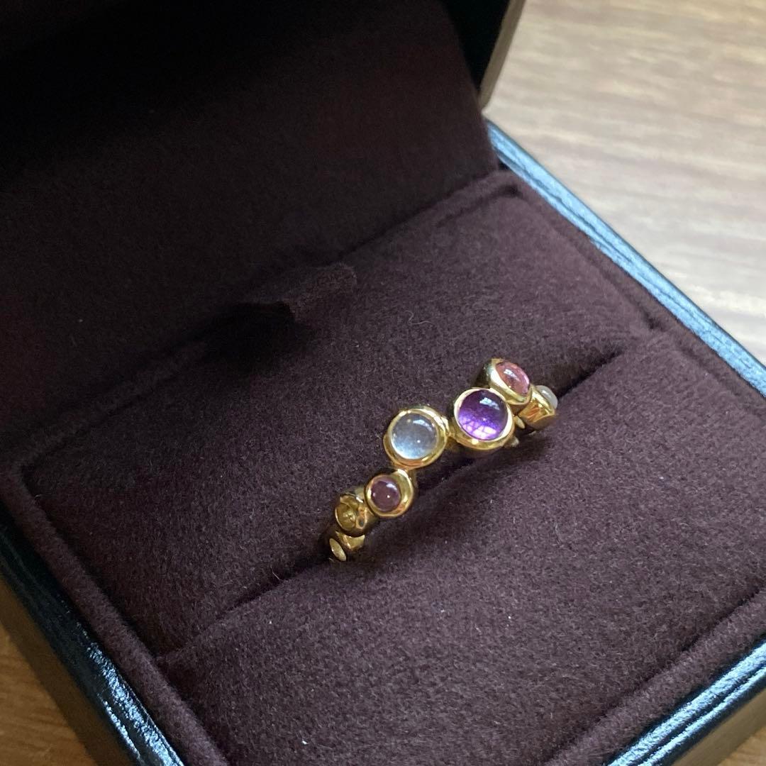 【専用】K18 トルマリンリング　鑑別書付