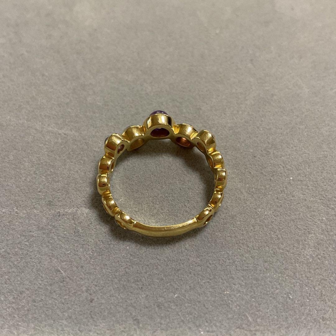 【専用】K18 トルマリンリング　鑑別書付