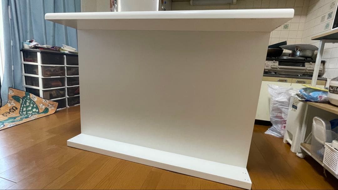 【美品】【☆なーみ☆】ニトリ バーカウンター パース2 収納付き