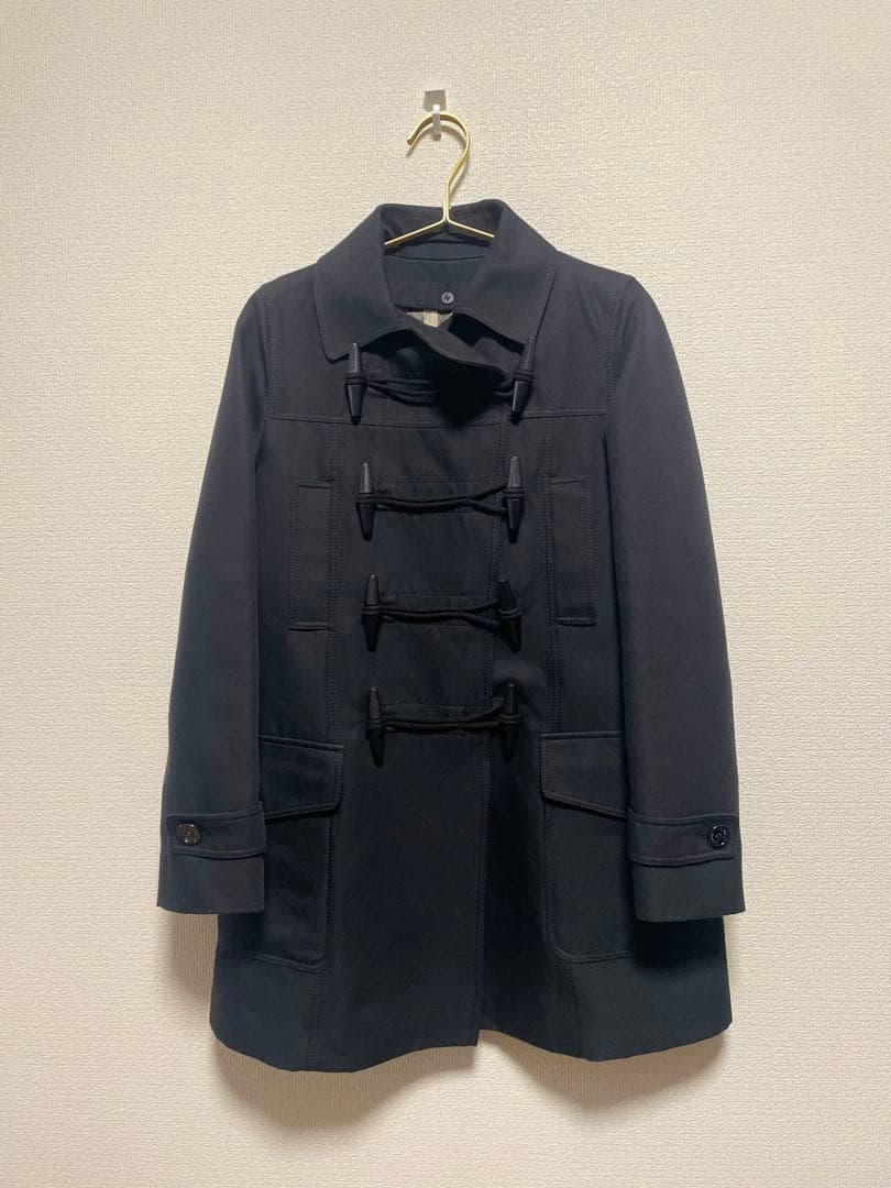 BURBERRY ダッフルコート 38 ブラック