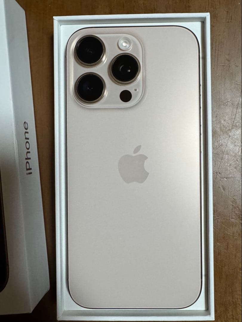 iPhone16 pro 128GB シャッター音なし　eSIM可　補償有